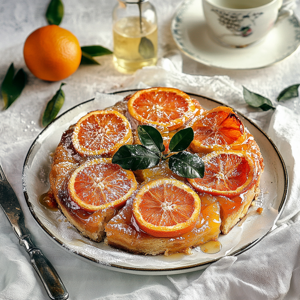 Gâteau renversé à l’orange (ou tout autre agrume)