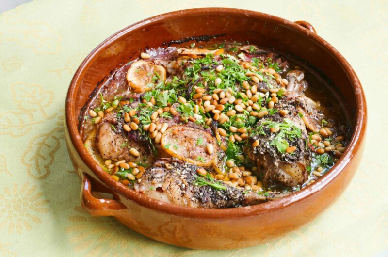 Poulet rôti au citron et Zaatar